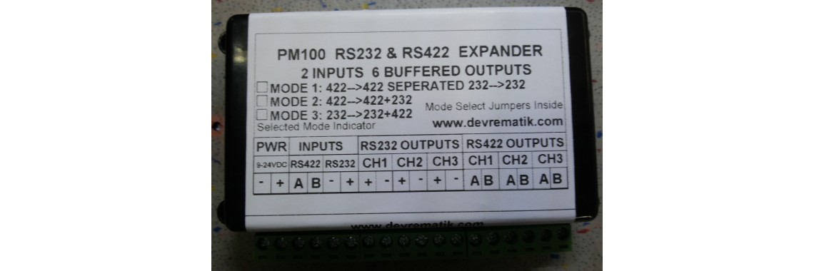 PM100 NX100 RS232 RS422 EXPANDER